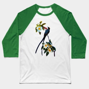 Audubons Fork-tailed Flycatcher Baseball T-Shirt